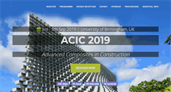 Desktop Screenshot of acic-conference.com